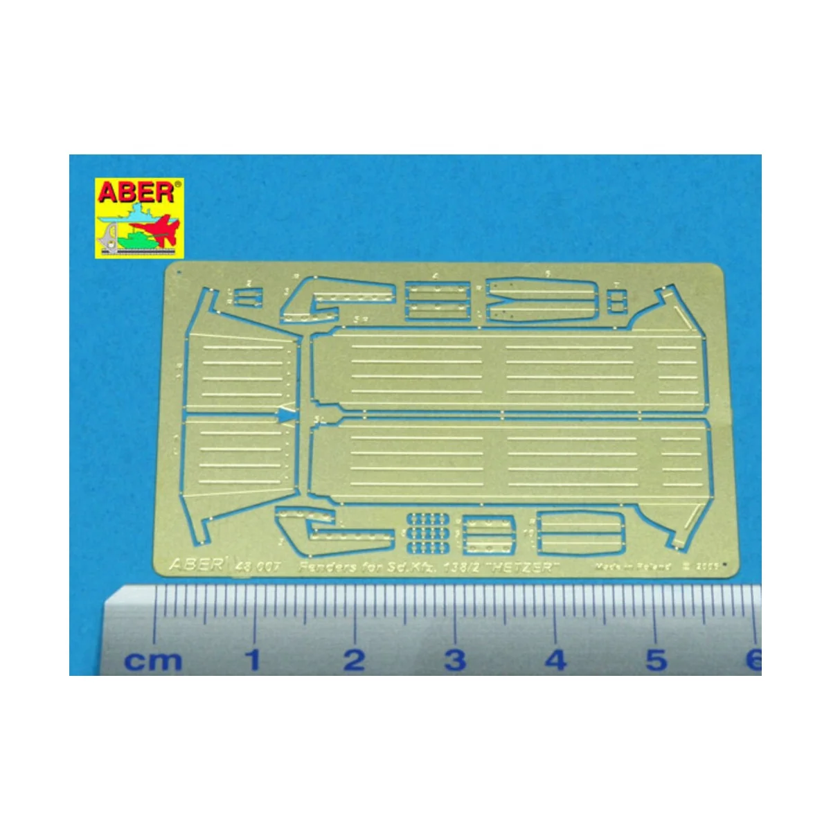 Fenders for Hetzer, 1/48 - Aber Models 48007