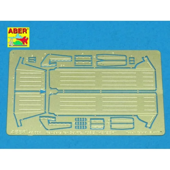 Fenders for Hetzer, 1/48 - Aber Models 48007