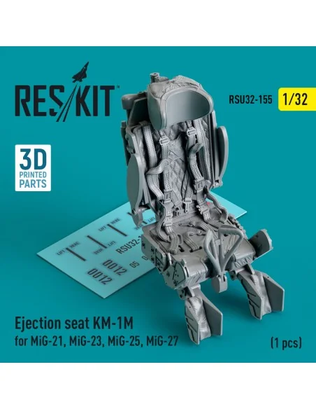 Ejection seat KM-1M for MiG-21, MiG-23, MiG-25, MiG-27 (1 pcs) (3D ...