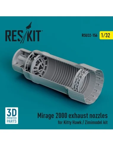 Mirage 2000 exhaust nozzle for Kitty Hawk / Zimimodel kit (3D Print...