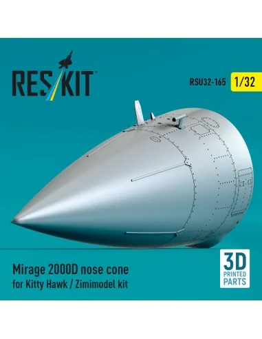 [NO_DESC] Mirage 2000D nose cone for Kitty Hawk / Zimimodel kit (3D...