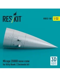 Mirage 2000D nose cone for Kitty Hawk / Zimimodel kit (3D Printed),... 2