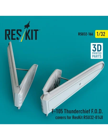 F-105 Thunderchief F.O.D. covers for ResKit RSU32-0148 (3D Printed)...