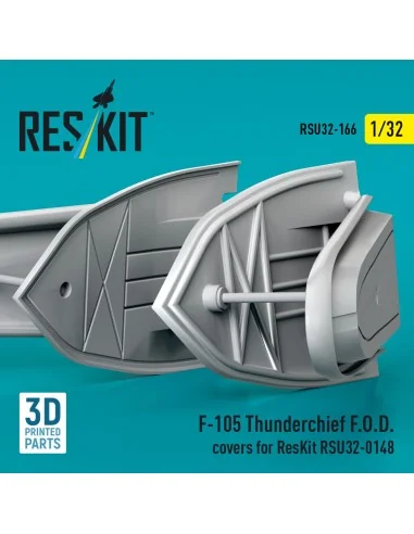 F-105 Thunderchief F.O.D. covers for ResKit RSU32-0148 (3D Printed)...