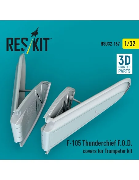 F-105 Thunderchief F.O.D. covers for Trumpeter kit (3D Printed), 1/...