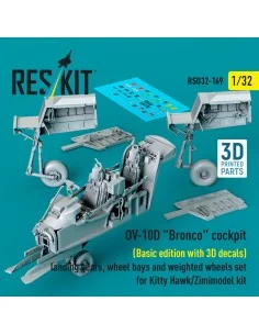 OV-10D Bronco cockpit (Basic edition with 3D decals) landing gears,...