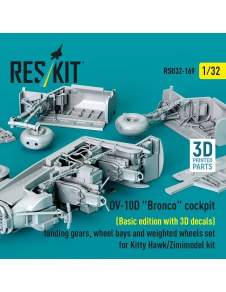 OV-10D Bronco cockpit (Basic edition with 3D decals) landing gears,...