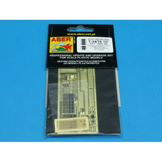 T-34/76 model 1941 vol.1 - basic set, 1/48 - Aber Models 48008 T-34/76 model 1941 vol.1 - basic set, 1/48 - Aber Models 48008