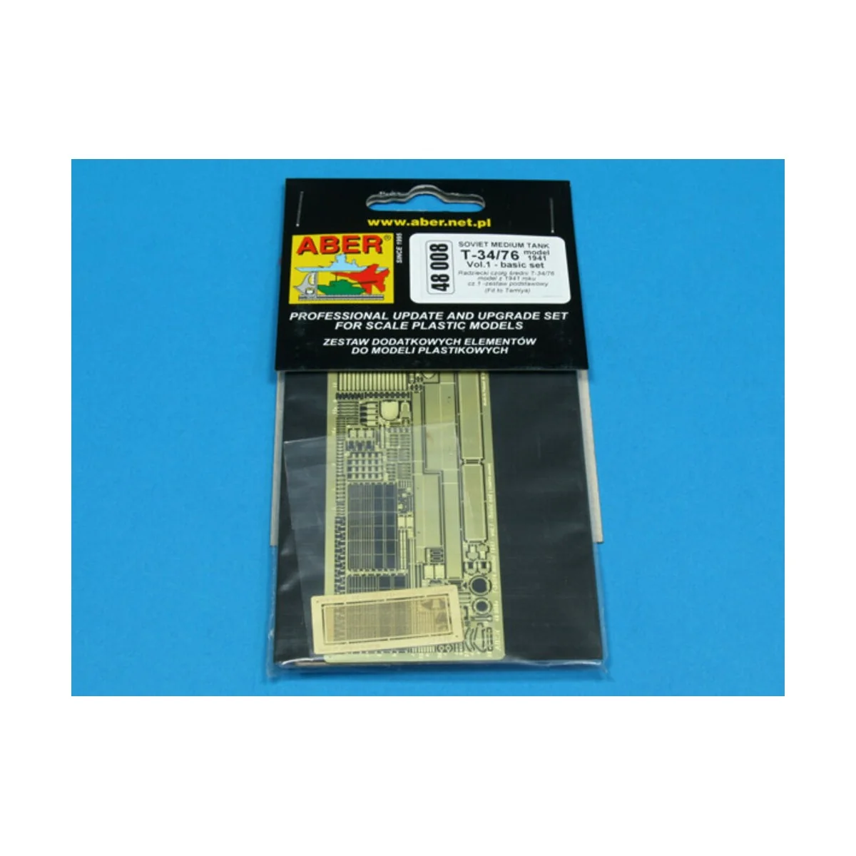 T-34/76 model 1941 vol.1 - basic set, 1/48 - Aber Models 48008 T-34/76 model 1941 vol.1 - basic set, 1/48 - Aber Models 48008
