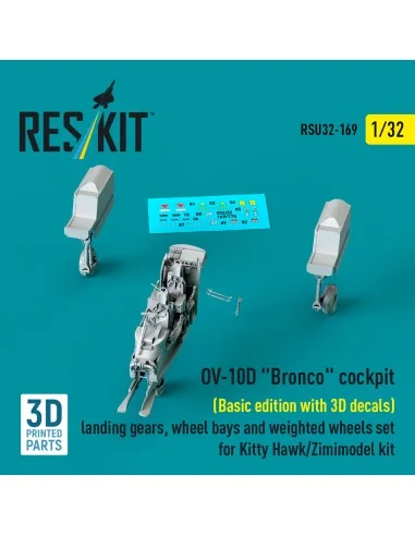 OV-10D Bronco cockpit (Basic edition with 3D decals) landing gears,...