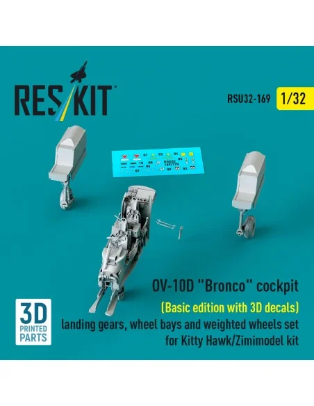 OV-10D Bronco cockpit (Basic edition with 3D decals) landing gears,...
