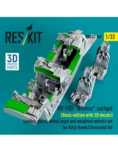 OV-10D Bronco cockpit (Basic edition with 3D decals) landing gears,...