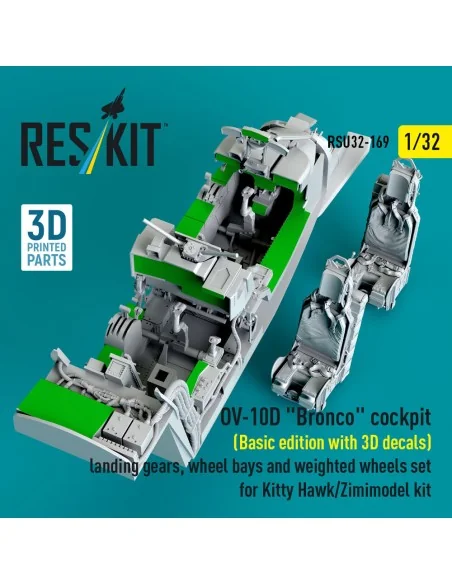 OV-10D Bronco cockpit (Basic edition with 3D decals) landing gears,...