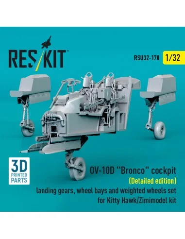 OV-10D Bronco cockpit (Detailed edition) landing gears, wheel bays ...