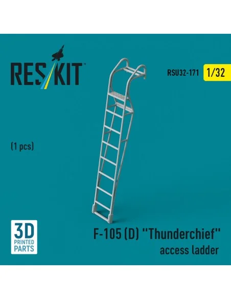 F-105D Thunderchief access ladder (1 pcs) (3D Printed), 1/32 - ResK...