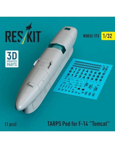 TARPS pod for F-14 Tomcat (1 pcs) (3D printed), 1/32 - ResKit Model...