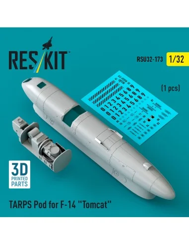 TARPS pod for F-14 Tomcat (1 pcs) (3D printed), 1/32 - ResKit Model...