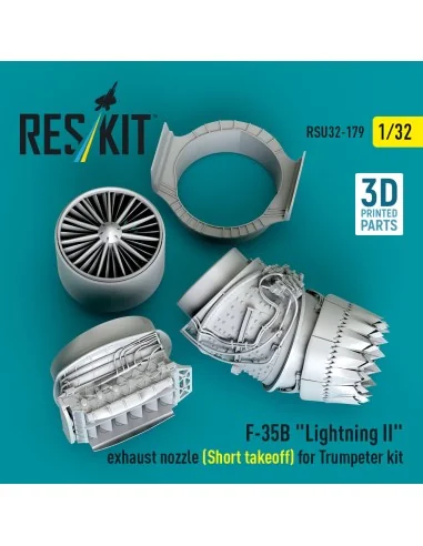 F-35B Lightning II exhaust nozzle (Short takeoff) for Trumpeter kit...
