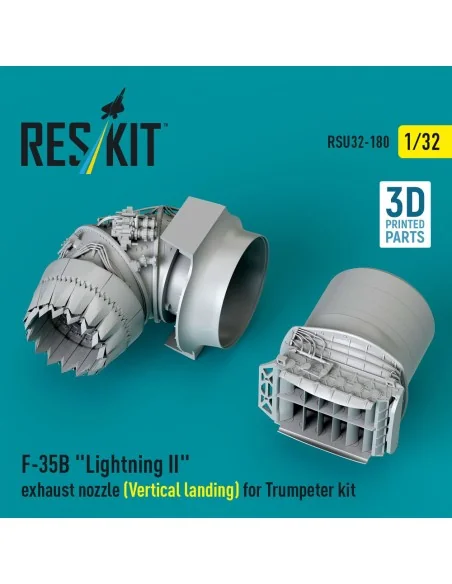 F-35B Lightning II exhaust nozzle (Vertical landing) for Trumpeter ...