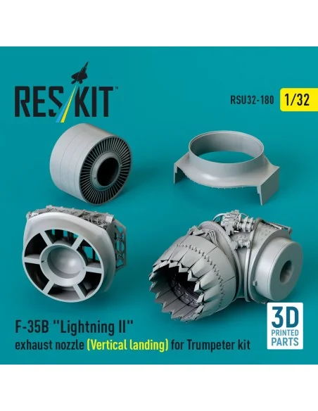 F-35B Lightning II exhaust nozzle (Vertical landing) for Trumpeter ...