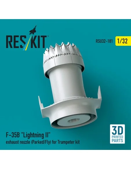 F-35B Lightning II exhaust nozzle (Parked/Fly) for Trumpeter kit (3...