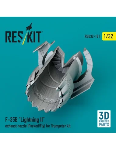 F-35B Lightning II exhaust nozzle (Parked/Fly) for Trumpeter kit (3...