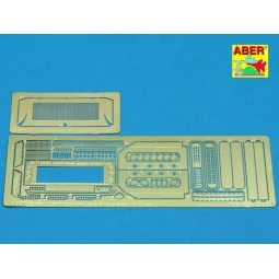 T-34/76 model 1941 vol.2 - grille cover set, 1/48 - Aber Models 48009