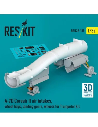 A-7D Corsair II air intakes, wheel bays, landing gears, wheels for ...
