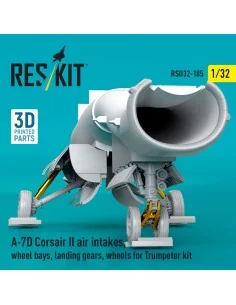 A-7D Corsair II air intakes, wheel bays, landing gears, wheels for ... 2