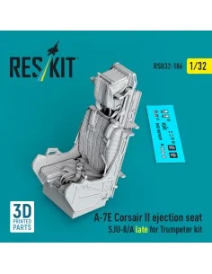 A-7E Corsair II ejection seat SJU-8/A late for Trumpeter kit (3D Pr...
