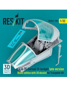 A-7E Corsair II late cockpit (Basic edition with 3D decals) for Tru...