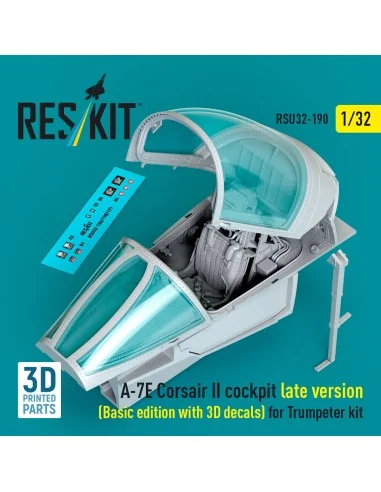 A-7E Corsair II late cockpit (Basic edition with 3D decals) for Tru...