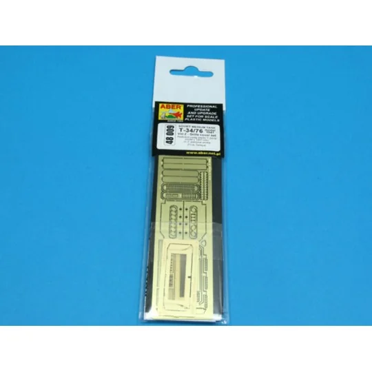 T-34/76 model 1941 vol.2 - grille cover set, 1/48 - Aber Models 48009 T-34/76 model 1941 vol.2 - grille cover set, 1/48 - Aber Models 48009