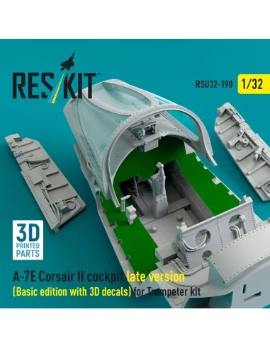 A-7E Corsair II late cockpit (Basic edition with 3D decals) for Tru...