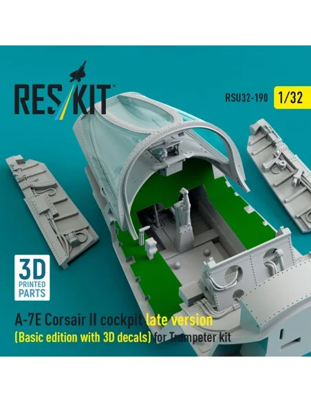 A-7E Corsair II late cockpit (Basic edition with 3D decals) for Tru...