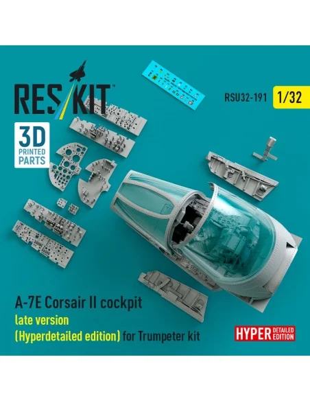 A-7E Corsair II late cockpit (Hyperdetailed edition) for Trumpeter ...
