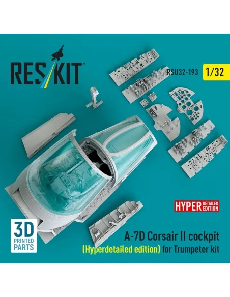 A-7D Corsair II cockpit (Hyperdetailed edition) for Trumpeter kit (...