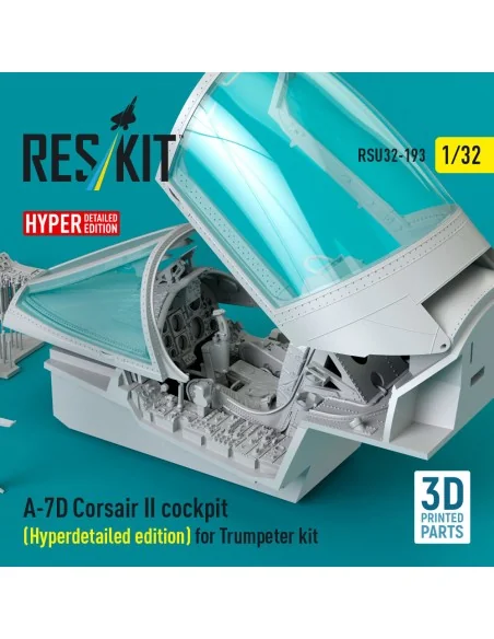 A-7D Corsair II cockpit (Hyperdetailed edition) for Trumpeter kit (...