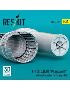 F-4 (B, C, D, N) Phantom II exhaust nozzles for Tamiya kit (3d Prin... 2