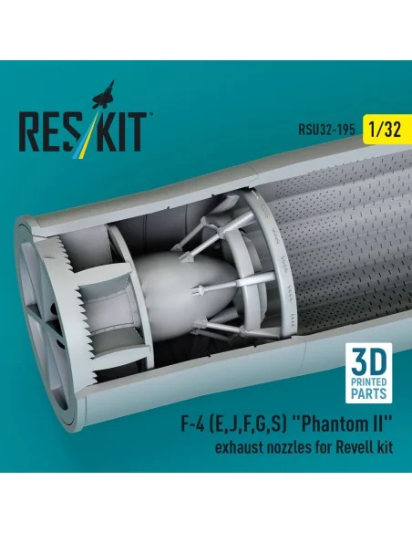 [NO_DESC] F-4 (E, J, F, G, S) Phantom II exhaust nozzles for Revell...