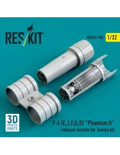 F-4 (E, J, F, G, S) Phantom II exhaust nozzles for Tamiya kit (3D P... 2
