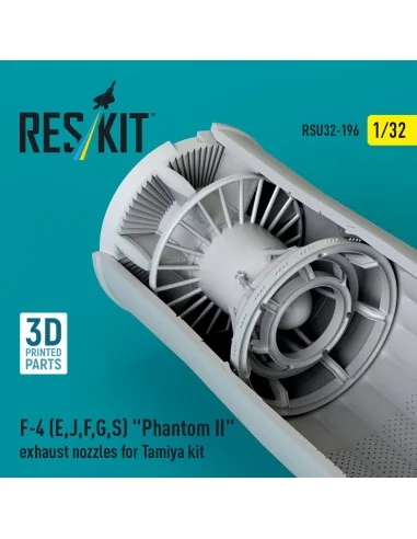 [NO_DESC] F-4 (E, J, F, G, S) Phantom II exhaust nozzles for Tamiya...