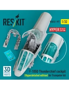 F-105D Thunderchief cockpit (Hyperdetailed edition) for Trumpeter k...
