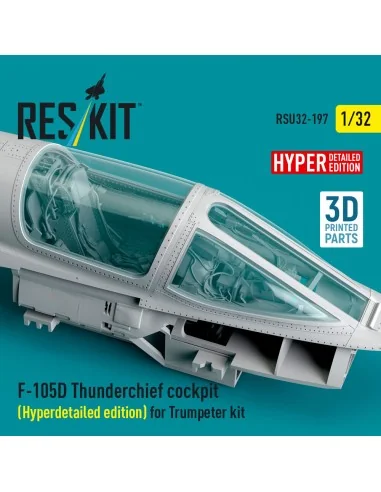 F-105D Thunderchief cockpit (Hyperdetailed edition) for Trumpeter k...