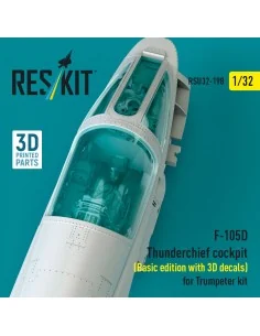 F-105D Thunderchief cockpit (Basic edition with 3D decals) for Trum... 2