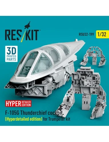 F-105G Thunderchief cockpit (Hyperdetailed edition) for Trumpeter k...