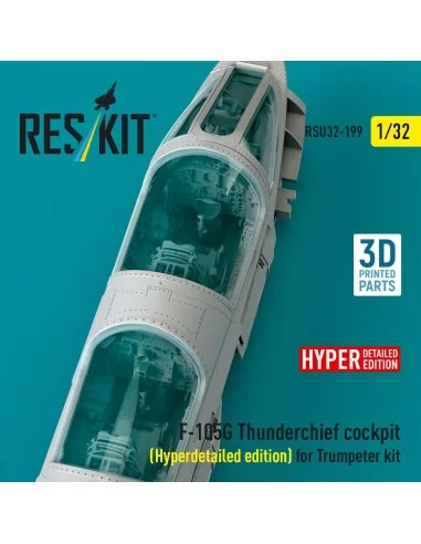 F-105G Thunderchief cockpit (Hyperdetailed edition) for Trumpeter k...