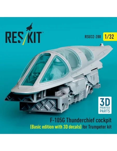 F-105G Thunderchief cockpit (Basic edition with 3D decals) for Trum...