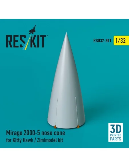 Mirage 2000-5 nose cone for Kitty Hawk / Zimimodel kit (3D Printed)...