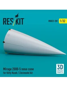 [NO_DESC] Mirage 2000-5 nose cone for Kitty Hawk / Zimimodel kit (3... 2